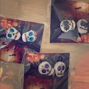 Mexican Skull Earrings